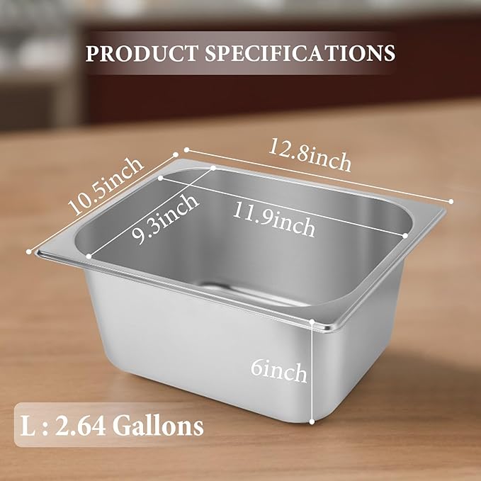 Ice Bucket, Stainless Steel Ice Buckets for Parties for Wine Beer Champagne Large Size Beverage Tub, Ice Cube bin for Storing ice Cubes