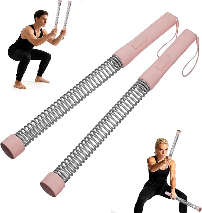 ELLAVA Cordless Ropeless Battle Ropes for Home Gym – Portable Weighted Workout Rope for HIIT, Cardio & Strength Training, ...