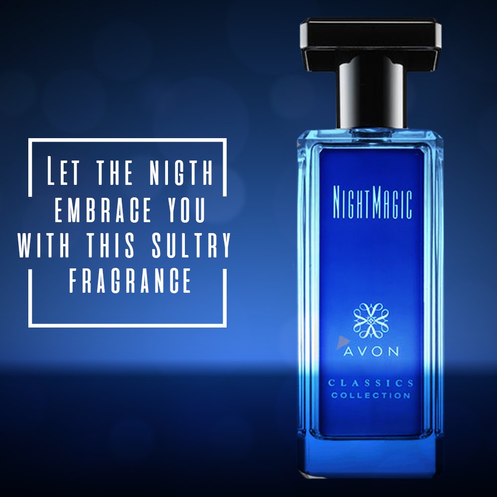 Avon Night Magic Cologne - 1.7 fl oz | Warm Wood & Floral Scent for Women | Sultry, Long-Lasting Classic Fragrance for Evening W