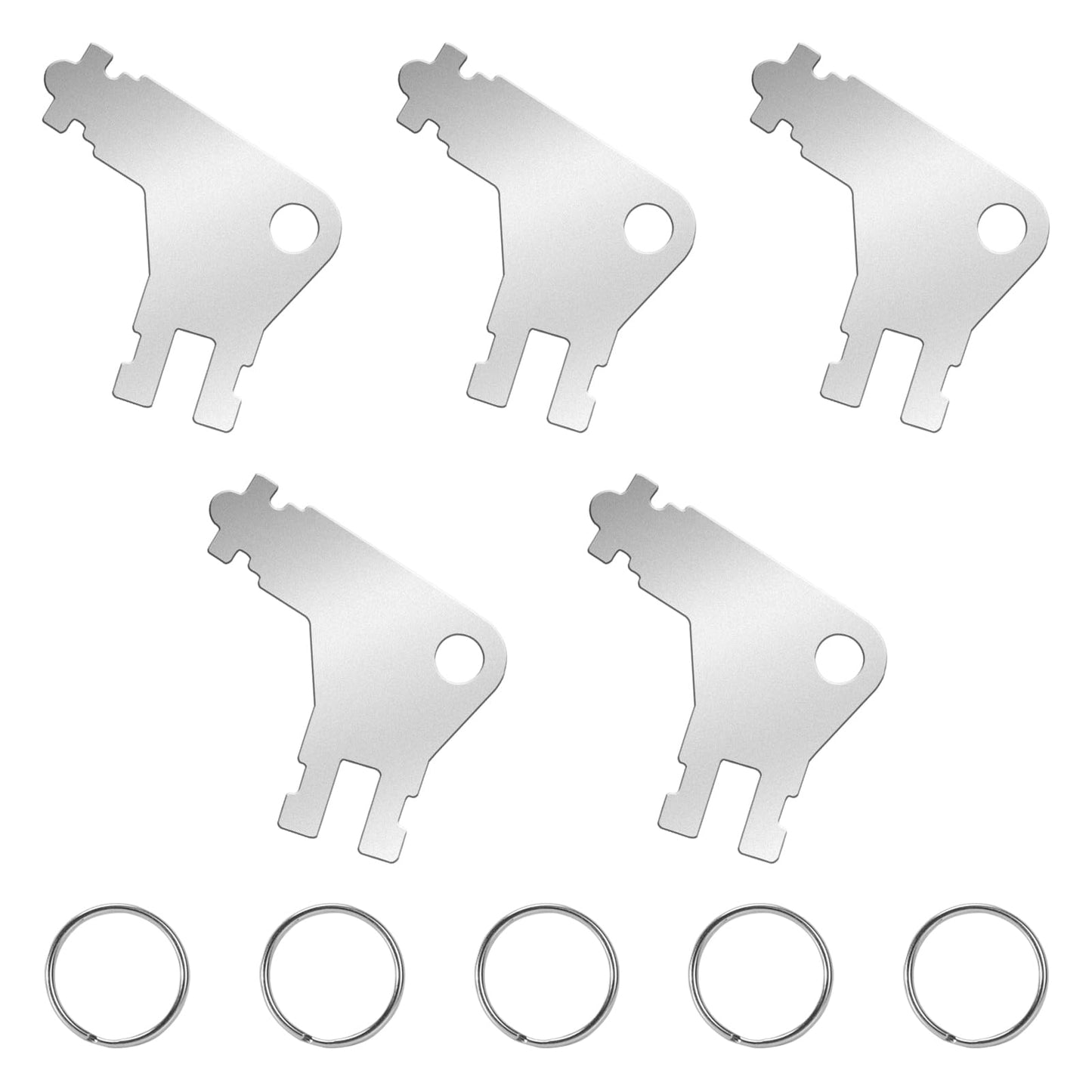 5Pcs Paper Towel Dispenser Key, Universal Replacement Key Compatible with Georgia Pacific Commercial Towel and Toilet Paper Dispensers