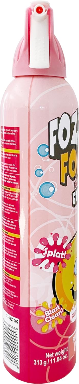 FOZZI'S Bath Soap Foam Aerosol for Kids Perfectly Pink,Good Clean Fun, (11.04 Fl Oz,Pack of 3)