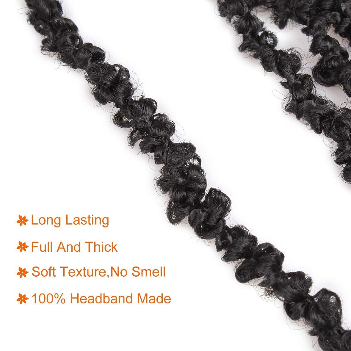 ZRQ 18 Inch Distressed Faux Locs Long Butterfly Locs Crochet Braids Hair Pre-looped Synthetic Soft Locs For Black Women Goddess