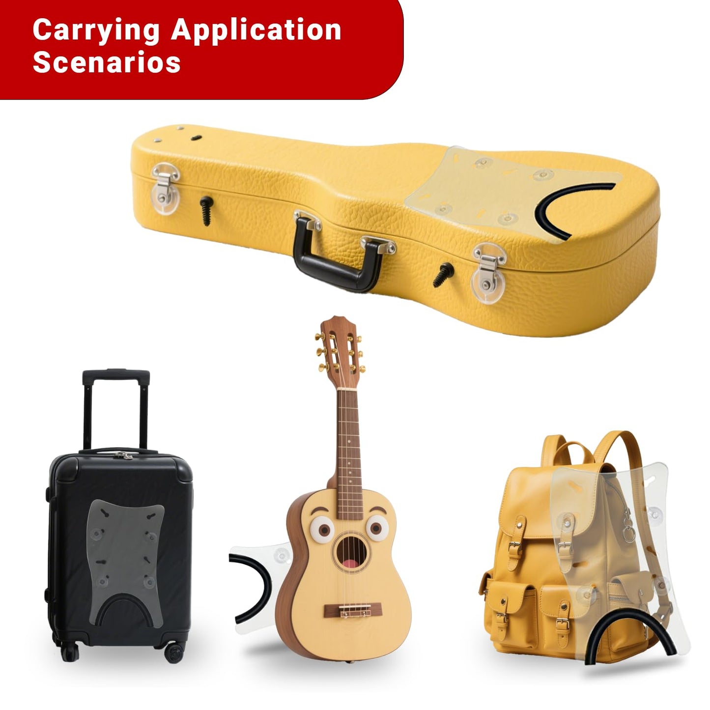 Classical Guitar Support Suction Steamline Guitar Support Frame