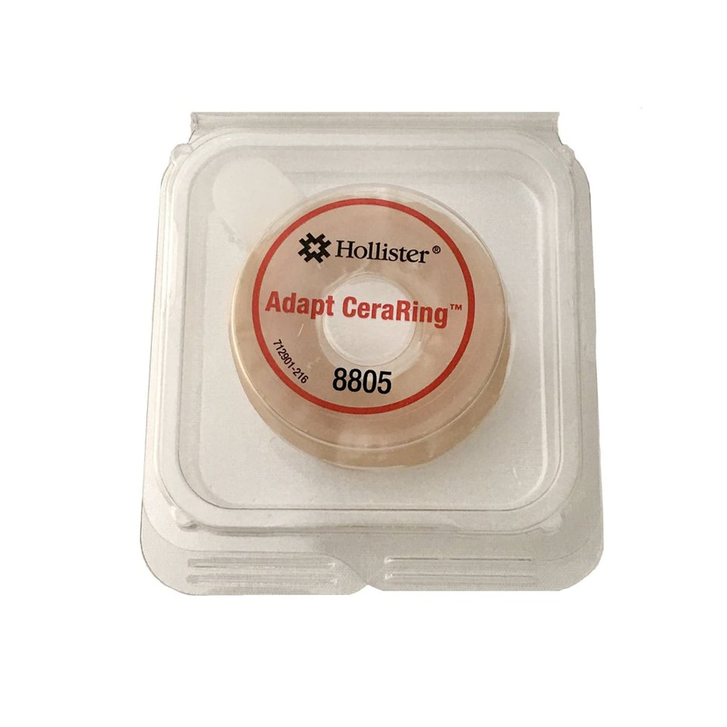 Hollister 8805 Adapt 4” Wide Flat CeraRing Barrier Rings, 2” Thickness, 10 Pack – Ostomy Barrier Ring, Customizable Skin Barrer Ring