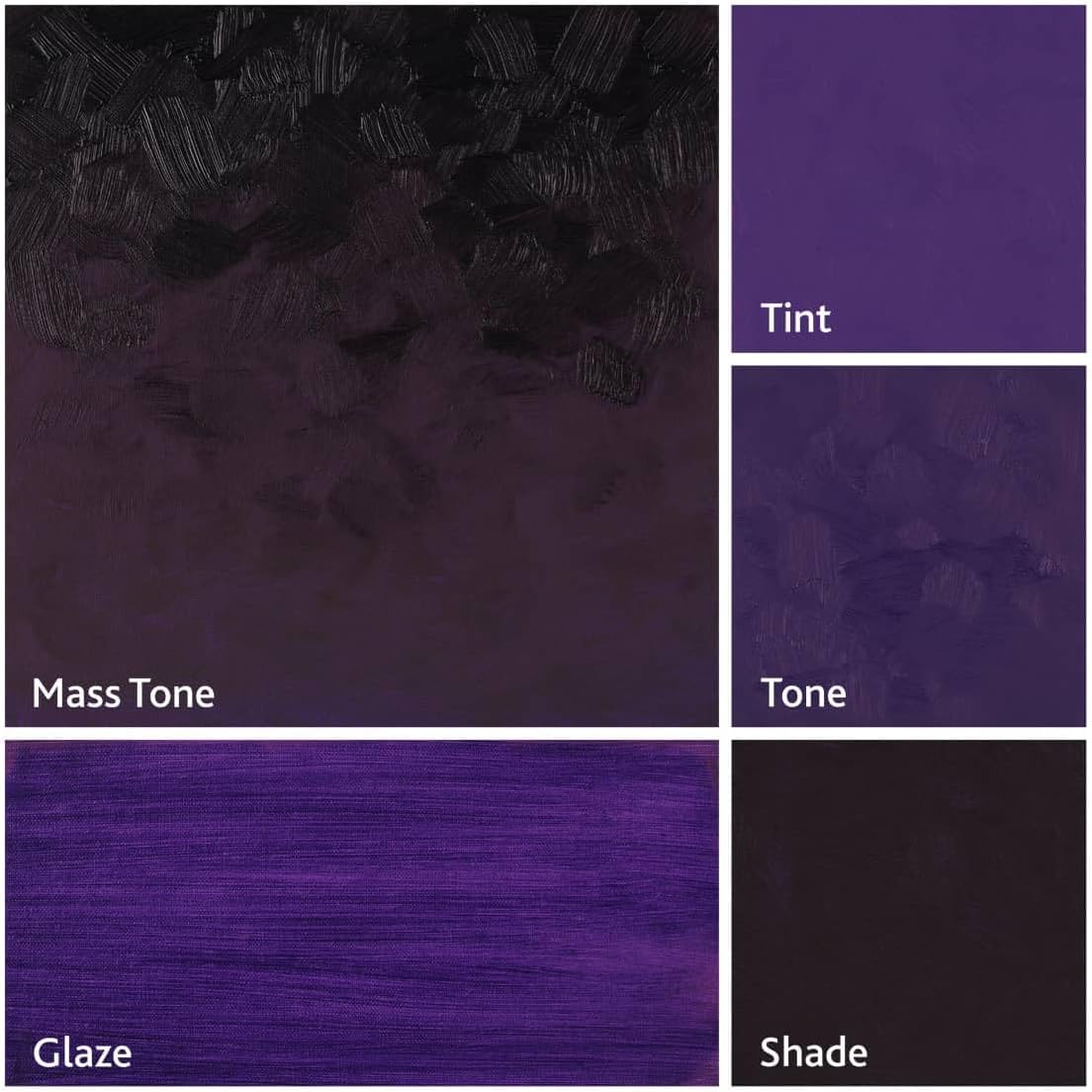 Tusc & Pine Artist Oil Paint - Dioxazine Purple, 40 ml, Non-Yellowing, Rich & Creamy Consistency, Maximum Pigment Load, Small Batch Milled Oil Paints Made in the USA for Professional Artists