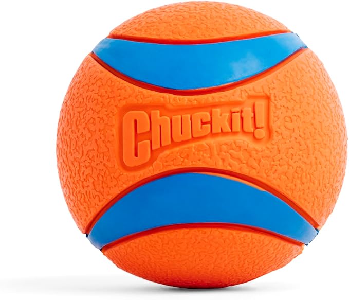 Chuckit! Ultra Ball Dog Toy - Size XL - For Dogs 100+ lbs - Made from Durable Rubber - Super Bouncy - Floats in Water - 3....