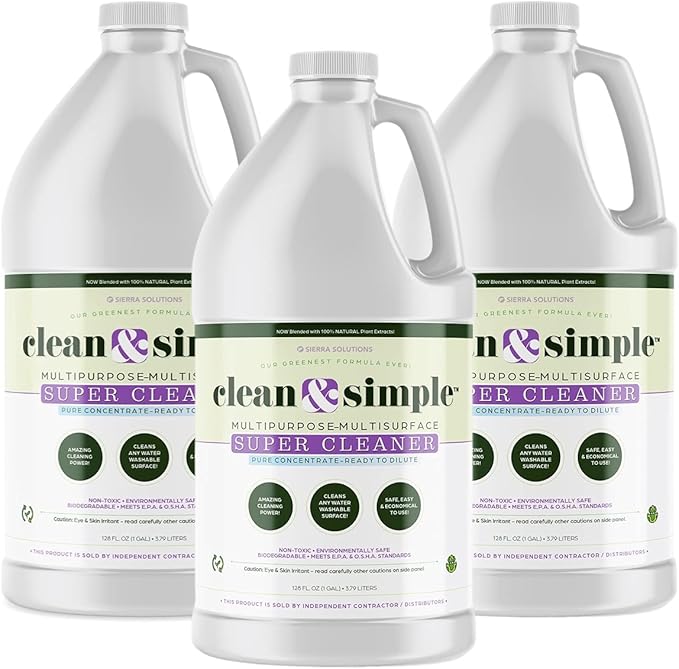 All-Purpose | Household Cleaner | clean & simple™ SUPER CLEANER concentrate