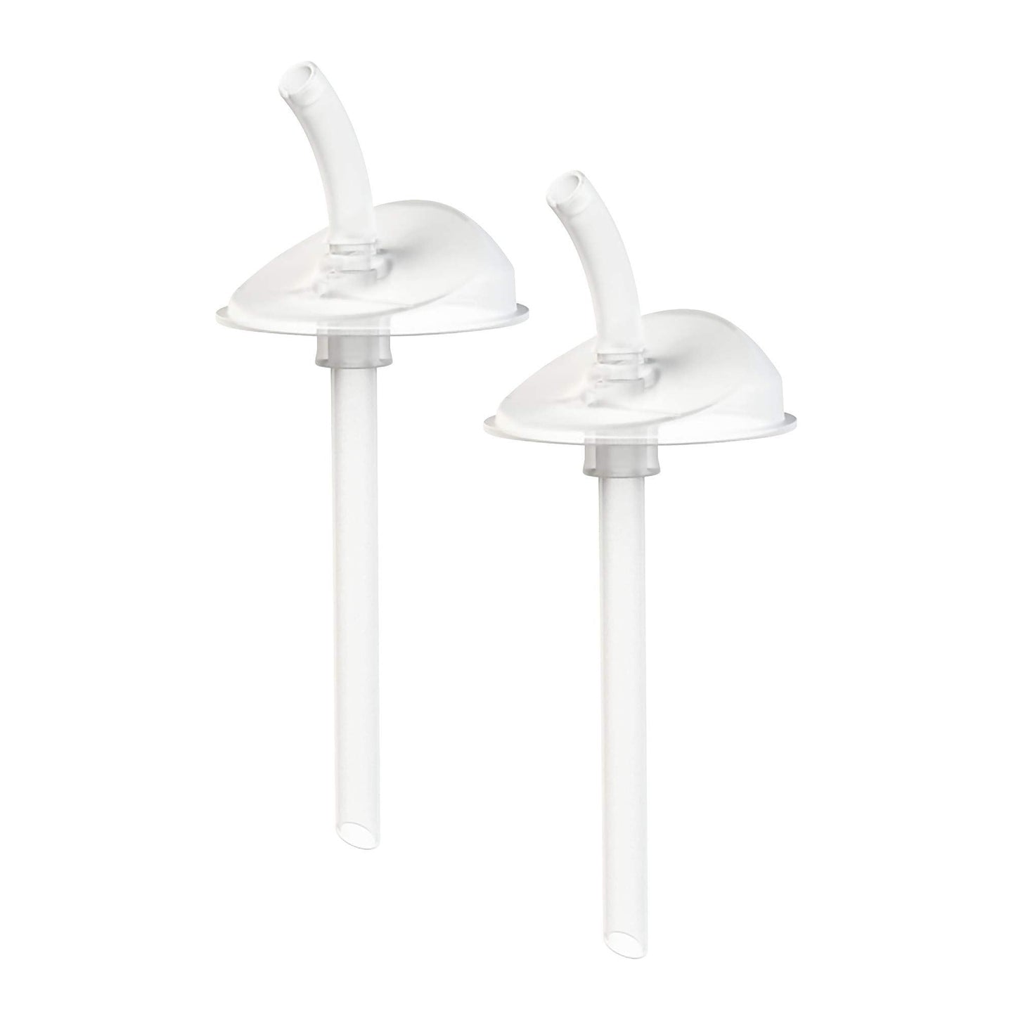 Boon Swig Cup Replacement Silicone Straws - Spill Proof Straws for Toddlers - Easy to Clean - 6 Months and Up - 2 Count