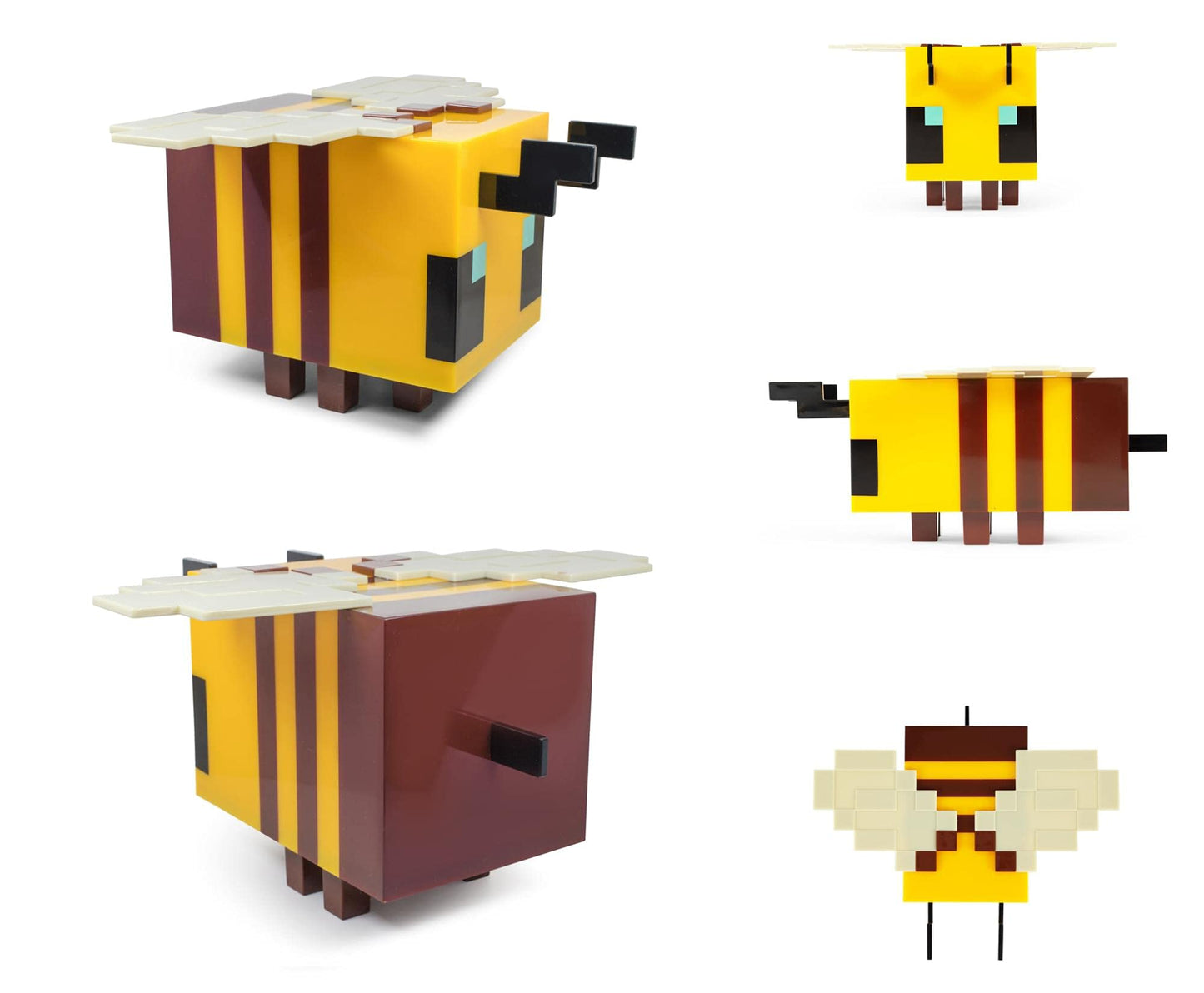 Minecraft Bee Mood Light - 5 Inch Yellow Figural Lamp, Resin Model 16688