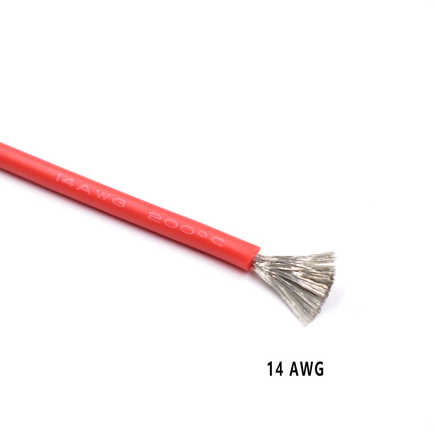 14 Gauge Jumper Wires Alligator Clips to Alligator Clip Heavy Duty Silicone Test Leads Set 2Pcs 39"/1m