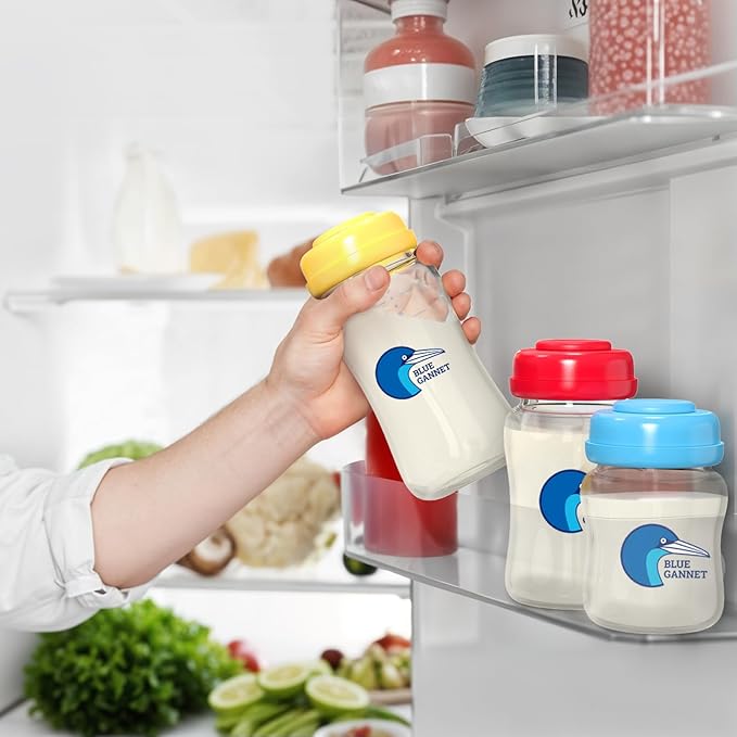 Multipurpose Anti-Colic Glass Baby Bottles with Slow Flow and Natural Flow Nipples, Breast Milk Collection and Storage Bottles, Wide-Neck Breast Pumps Compatible, 6-Pack (8oz)