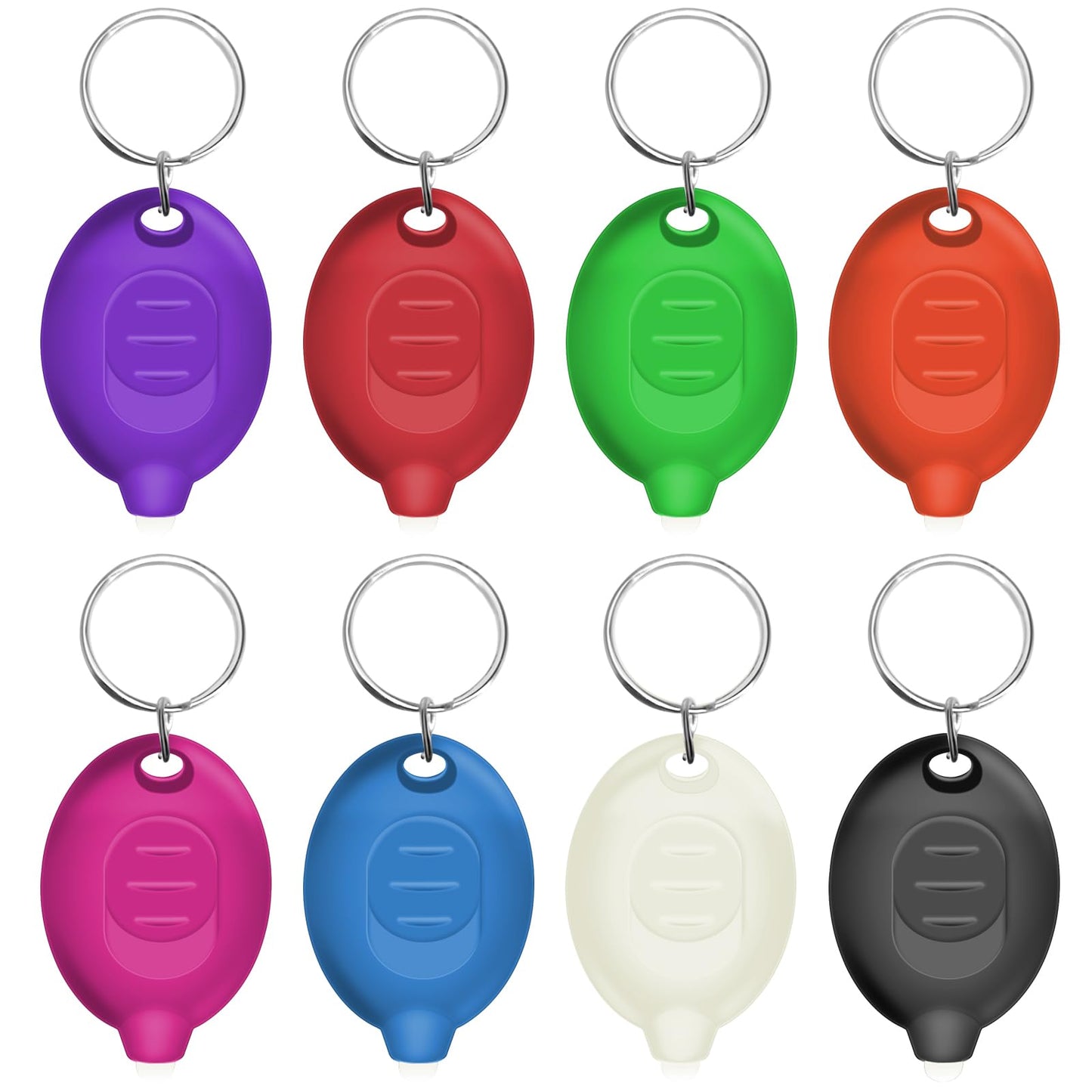 Daemson Mini LED Keychain Flashlights Ultra Bright White Light Compact Pocket Flashlight, Small Micro Keychain Flashlight for Em