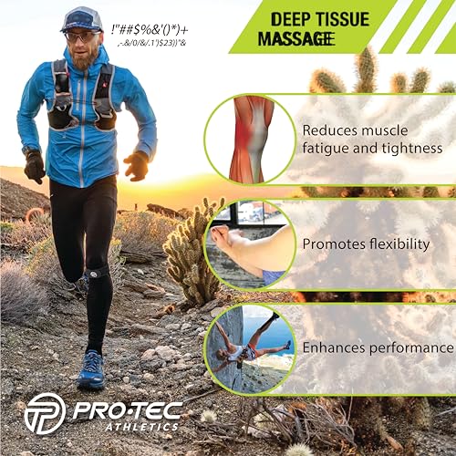 Pro-Tec Athletics Orb Massage Balls, Vary in Size and Color, Deep Tissue Massage, Muscle Relief, Promotes Flexibility, Ham...