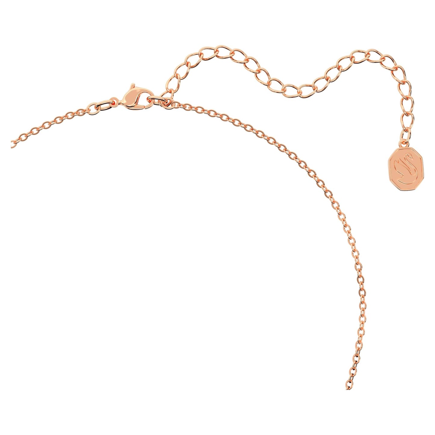 Swarovski Bella V Colgante 5662088, Rose Gold-tone Plated Metal, Pink