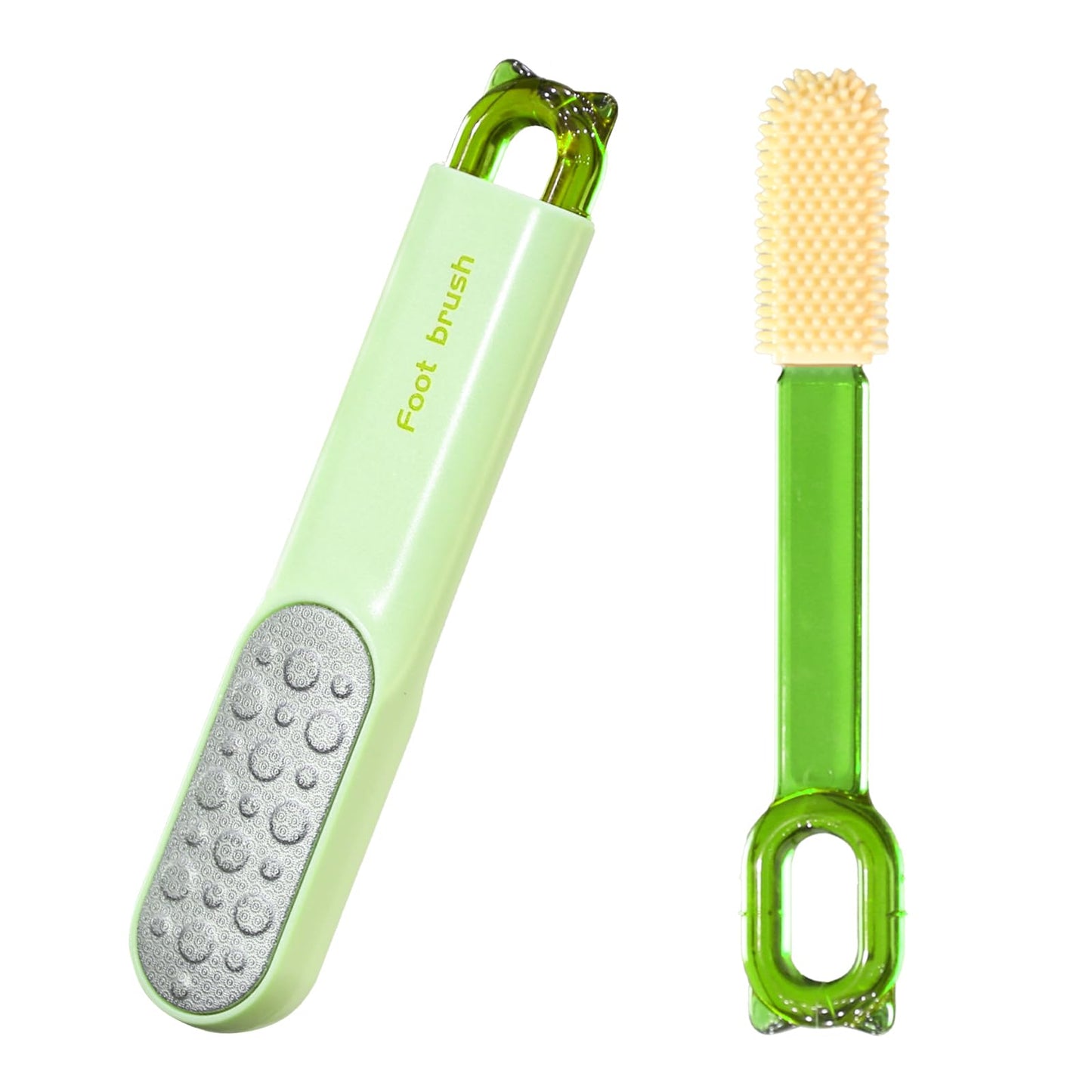Double-Sided Stainless Steel Foot File, Foot Callus Remover & Foot Scrubber, Professional Pedicure Tool for Dry & Wet Feet, Safe