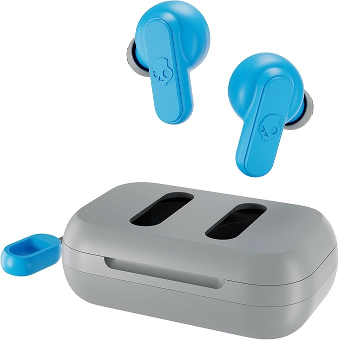 Skullcandy Dime 2 Wireless Earbuds, Bluetooth Headphones, Noise Isolating Fit, Up to 12 Hours Battery, Microphone for iPho...