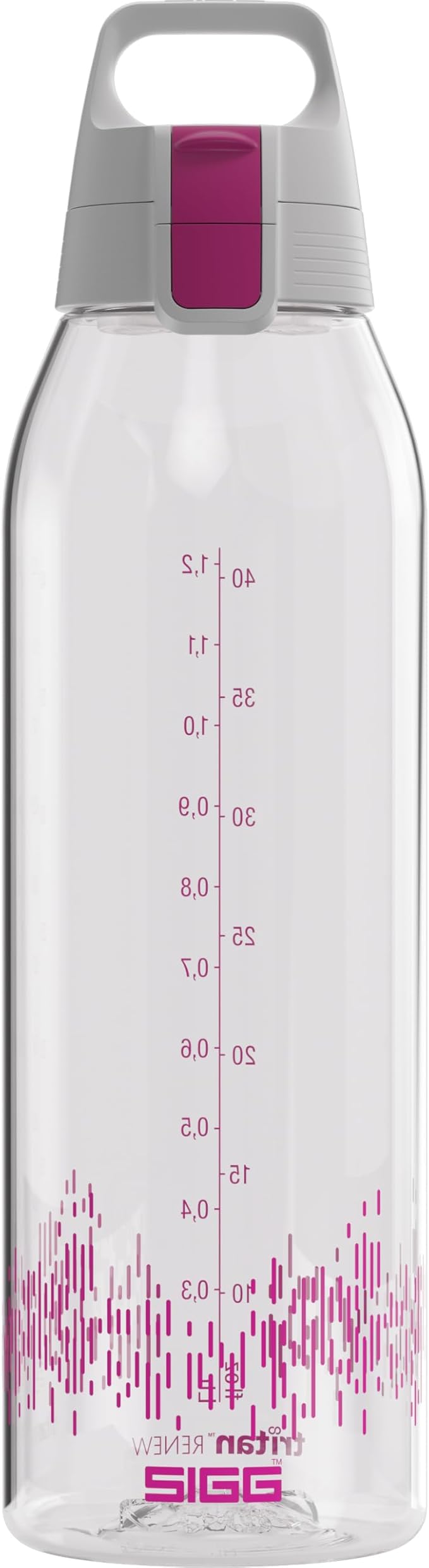 SIGG - Tritan Renew Transparent Water Bottle - Total Clear ONE MyPlanet - For Carbonated Beverages - Dishwasher Safe - With Fruit Strainer - Leakproof & Lightweight - BPA Free - 17 Oz / 25 Oz / 51 Oz