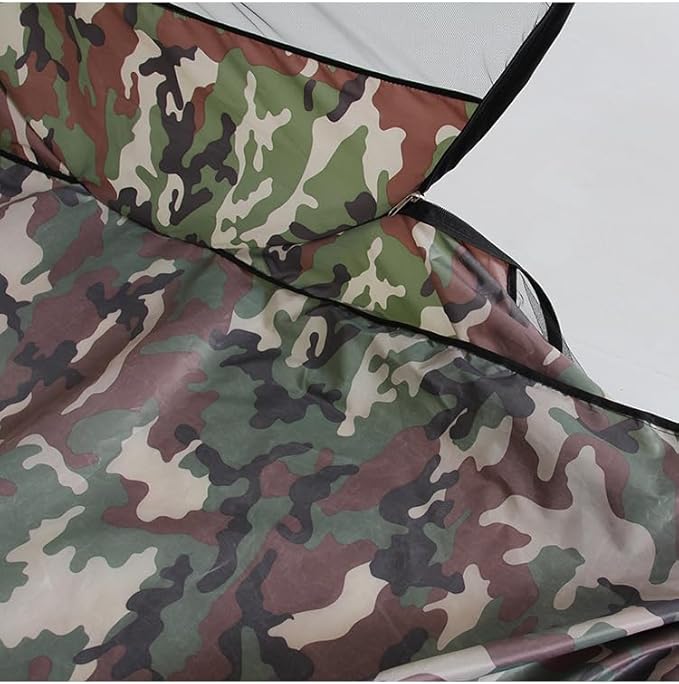 Akiky Mosquito Net Pop Up Bed Net Tent with Camouflage Bottom Portable&Foldable Bed Canopy for Bunk Bed Twin XL Sleeping Tent for Indoor Outdoor