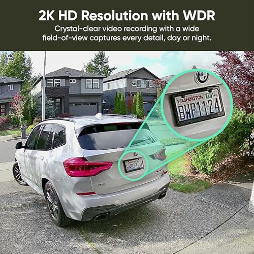 WYZE Solar Cam Pan (Flagship Model), Security Cameras Wireless Outdoor, 2K 360° Pan-Tilt Battery Powered 2.4GHz Wi-Fi Came...