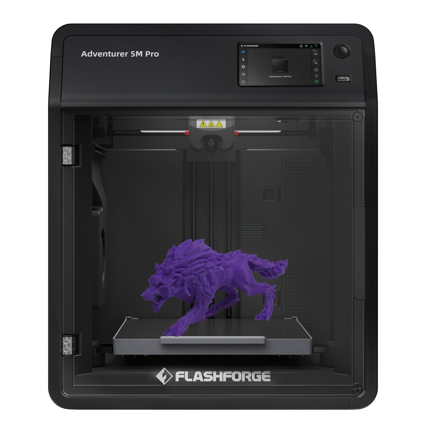 FLASHFORGE Adventurer 5M Pro 3D Printer, 600mm/s High-Speed, FDM 3D Printer Auto Leveling with 280C Quick Detachable Nozzle, Cor