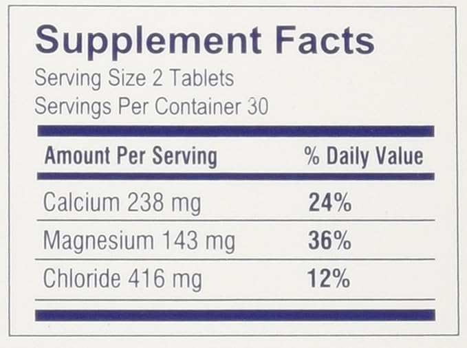 Slow Mag Magnesium Chloride and Calcium, 60 Tablets each (Value Pack of 3)