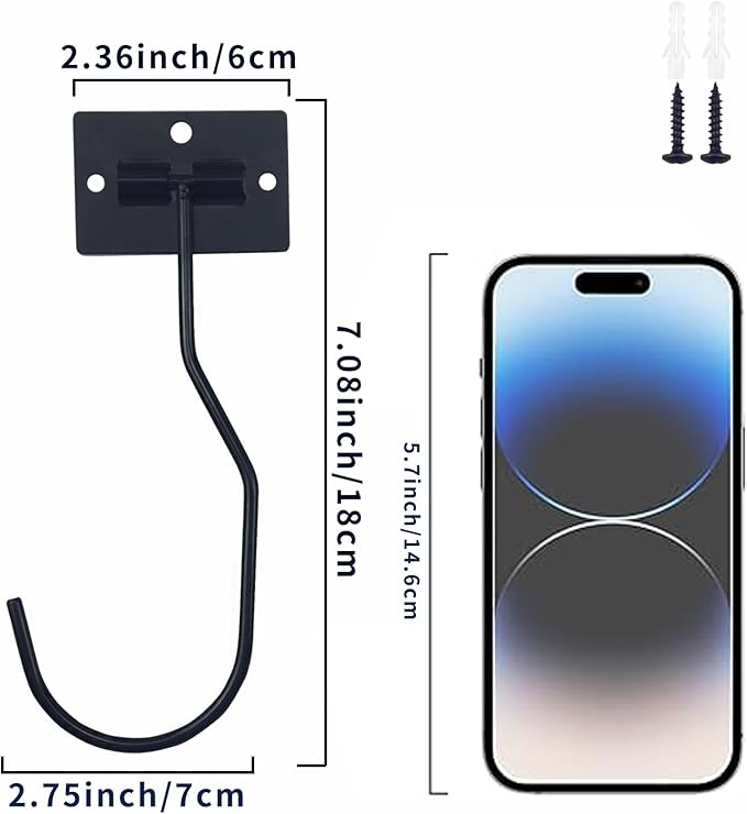 Self-Adhesive Banana Hooks, Foldable Magnetic Hanger Under Cabinet, Sturdy Metal Banana Holder for Kitchen, Space-Saving Design to Keep Bananas Fresh 2 Pieces Black