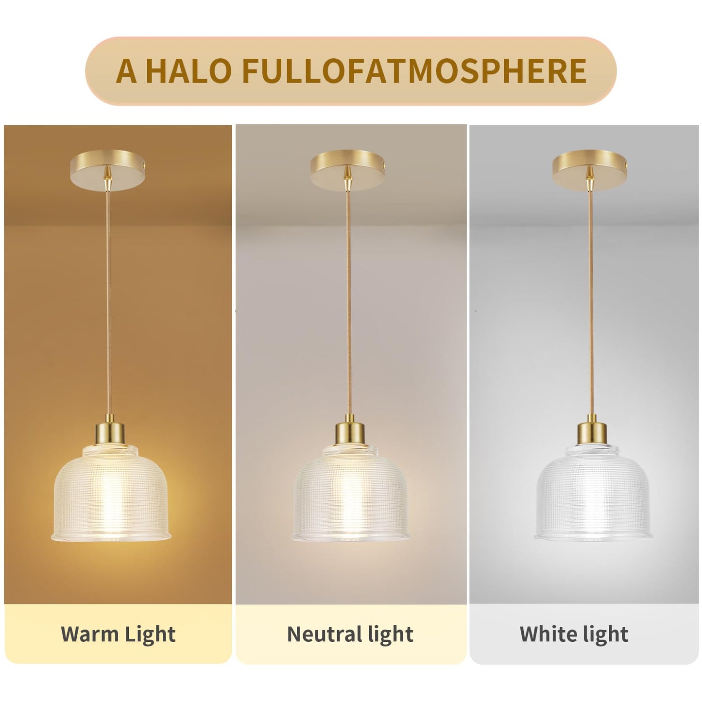 Wimisom 2Pack Industrial Pendant Lighting  Modern Clear Glass Shade Farmhouse Adjustable Hanging Light Fixtures For Kitchen Island Living Room Bedroom Hallway Gold And Clear