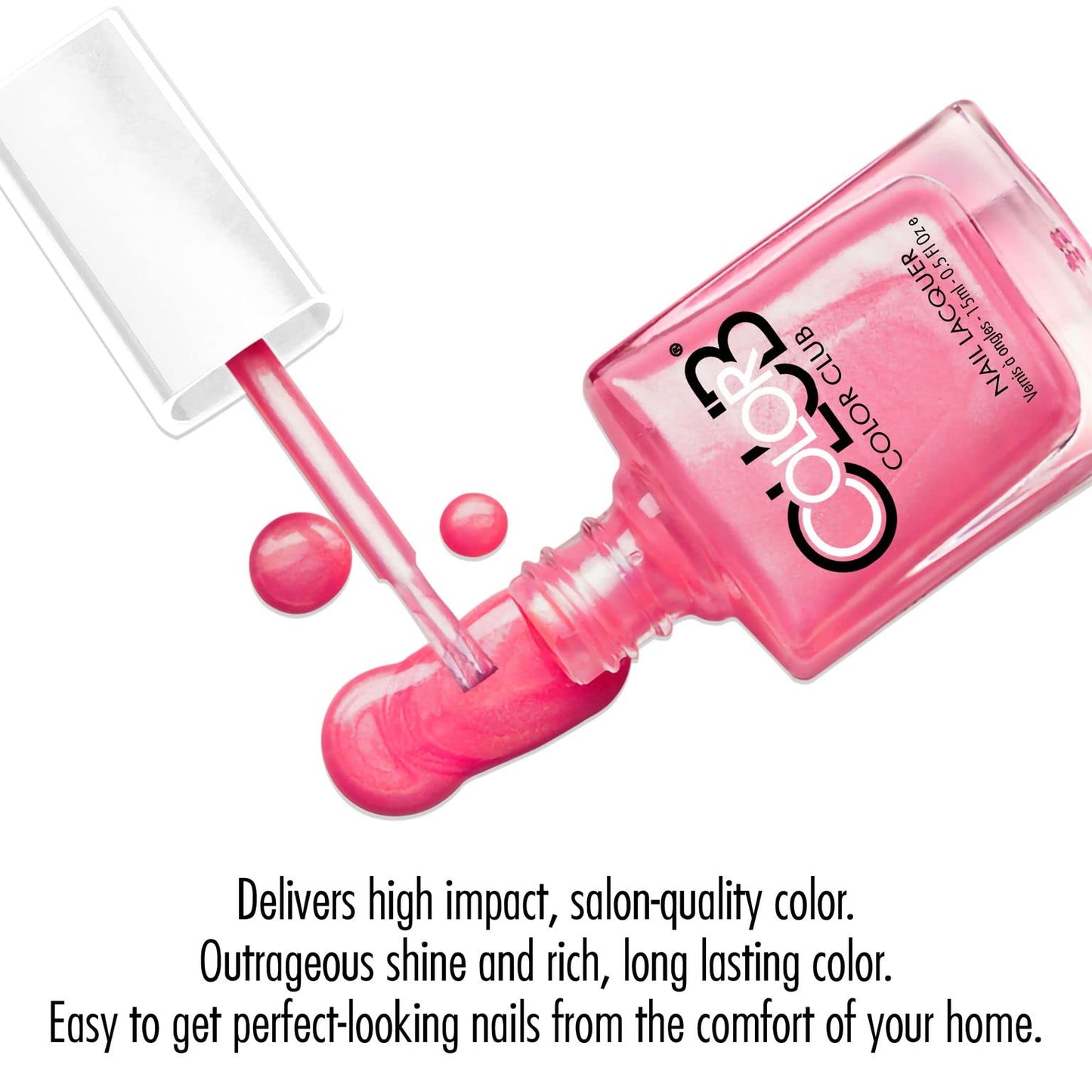 Color Club Flamingo Color Club Nail Lacquer .5 Fl Ounce - 15 Ml, 0.5 fluid_ounces