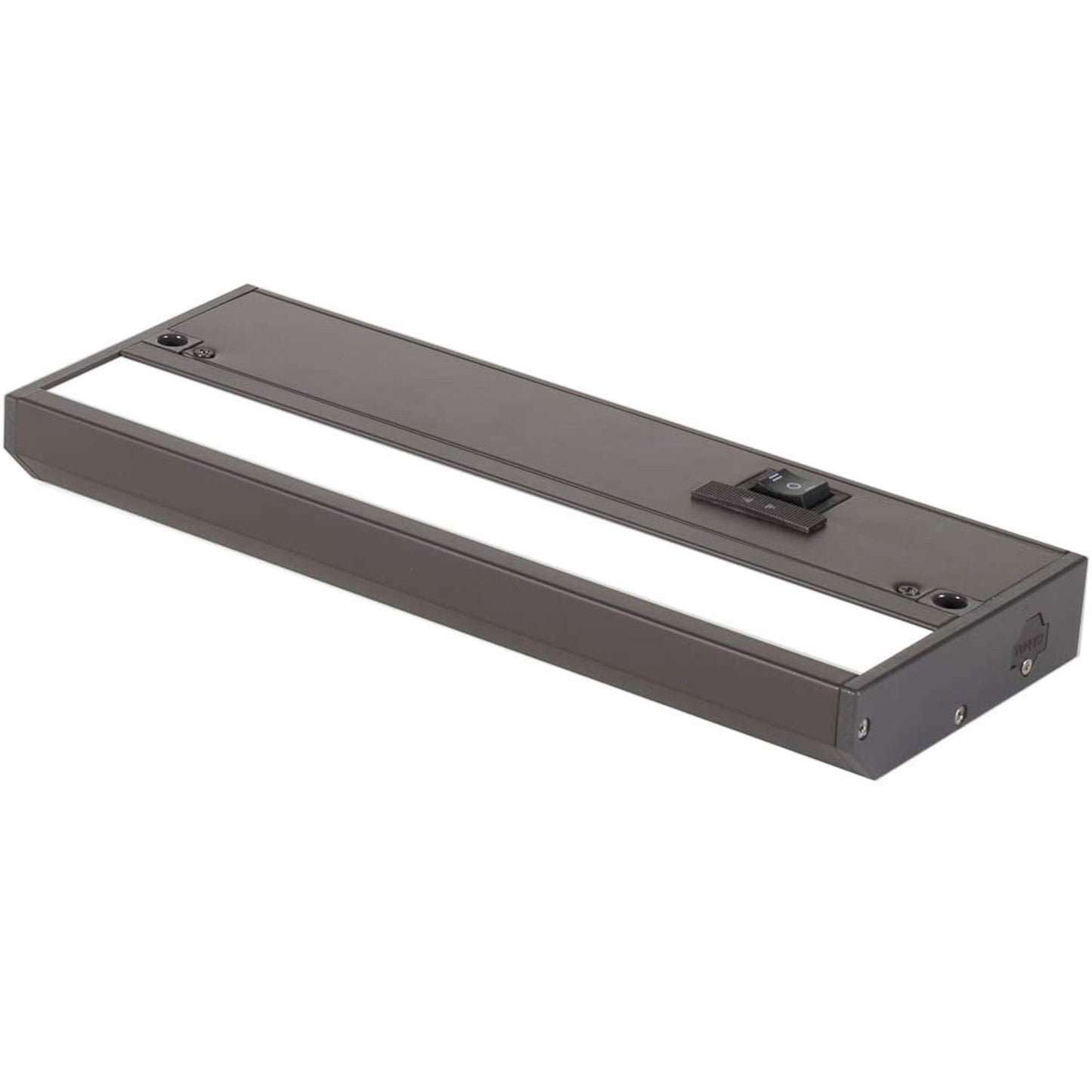 Led Under Cabinet Lighting Hardwired - Linkable Undercabinet Lights For Kitchen - 3Cct 9 Inch Bronze Finish - Undercounter Dimmable Plug In Light Or Hard Wired - Under Counter Fixture Direct Wire