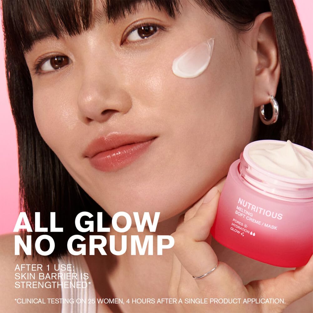 Est  e Lauder Nutritious Melting Soft Cream Moisturizer/Face Mask with Niacinamide | Pore Minimizing, 1.7 Ounce