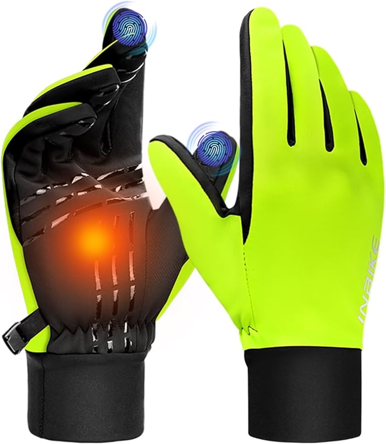 INBIKE Winter Gloves for Women Men, Touchscreen Warm Gloves Windproof Water Resistant, Thermal Lined Anti-Slip Insulated