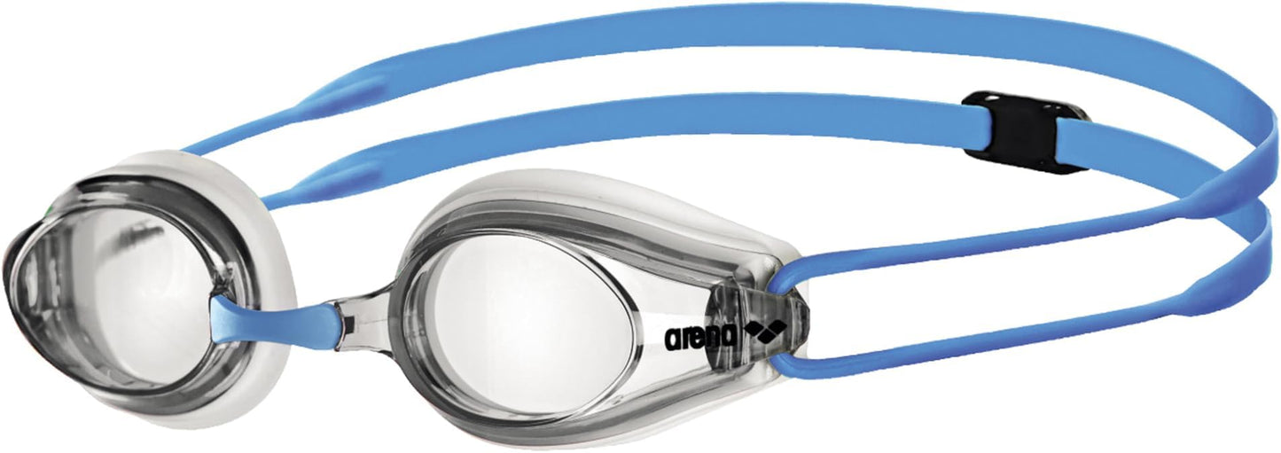 ARENA Tracks Unisex Junior Youth Essential Racing Swim Goggles Kids Swimmers Young Racers Anti-Fog Coated Non-Mirror Lens,...