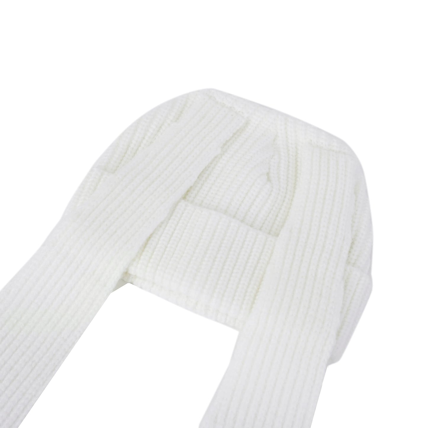 Knit Beanie Hats Cute Bunny Long Ears Funny Hat Fluffy Winter Cap Warm Knit Rabbit Crochet Skull Cap Outdoor Slouchy Hat