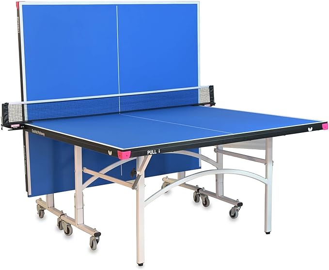 Butterfly Easifold 19 Ping Pong Table - Ping Pong Table Regulation Size with Easy Net Set - 10 Minute Quick Assembly - Fol...