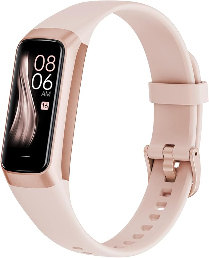 Fitness Tracker Activity Tracker 1.10''AMOLED Touch Color Screen,Smart Watch with 24/7 Blood Oxygen Heart Rate,Sleep Monit...