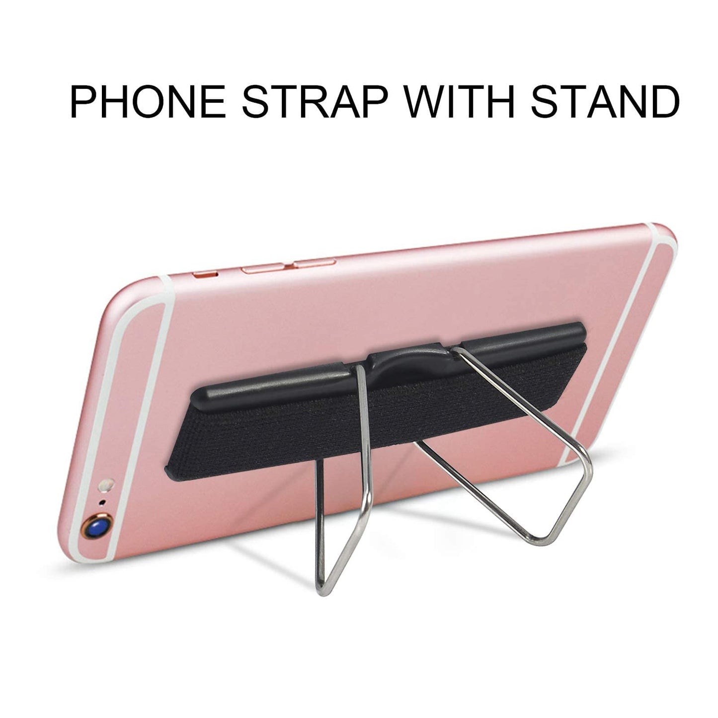 Phone Strap, Cisid 4 Pcs Phone Grip With Stand Phone Strap Holder For Hand Finger Kickstand Suitable For Iphone Samsung And Most