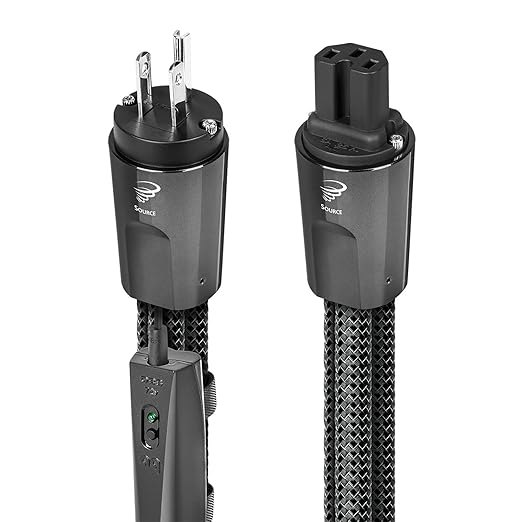 AudioQuest Tornado Constant-Current (Source) Power Cable - 1m - 1 x C13 > 1 x 3-Prong Wall Plug