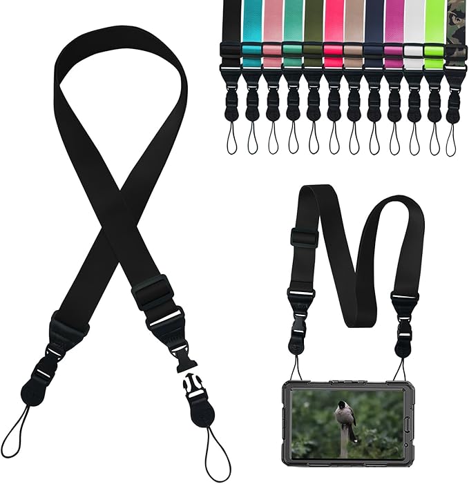 Gowjaw Adjustable Shoulder Strap:Comfortable for iPad Strap Nylon Neck Lanyard for iPad/Samsung Tablet Case,Camera Binocul...