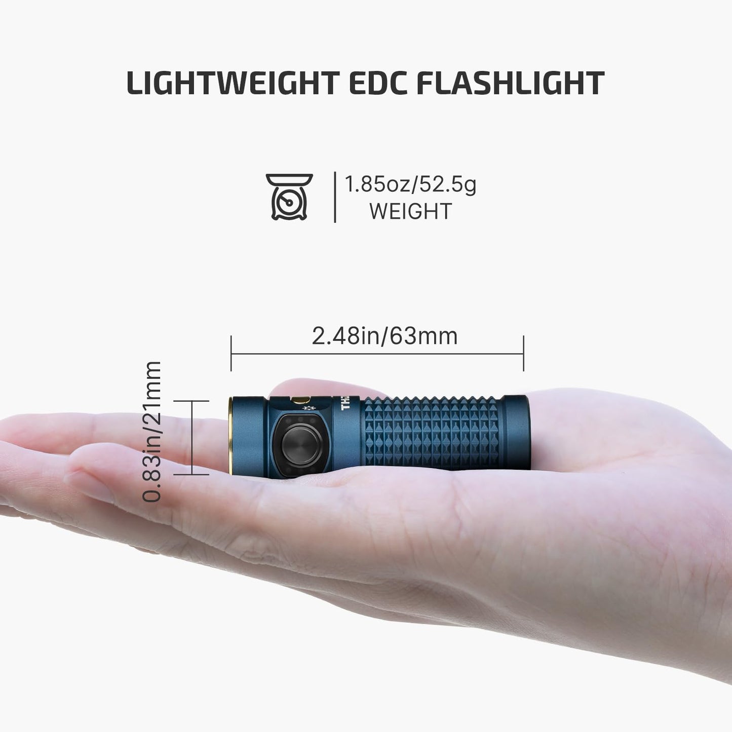 OLIGHT Baton4 enhanced EDC Flashlight 1300 Lumens Type-C Charging Box Aluminum Guidance Model BATON4KIT-FA#300000