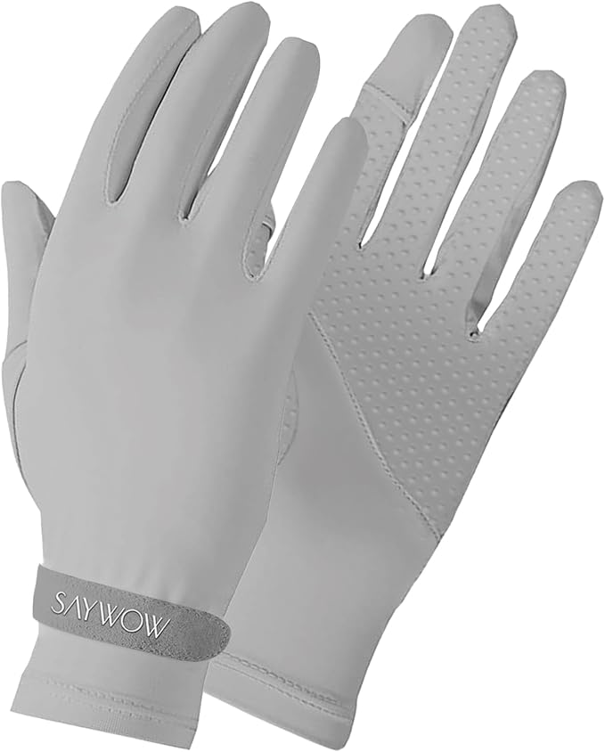 SayWow Driving Gloves Women for Sun UV Protection UPF 50+ Touchscreen Full Finger