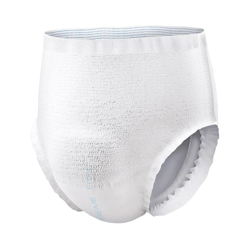 NorthShore GoSupreme Overnight Pull-On Underwear, 8-Hour Leak Protection, Medium, 14-Count Bag, White, (30-40 in Waist), Unisex Adult Diapers