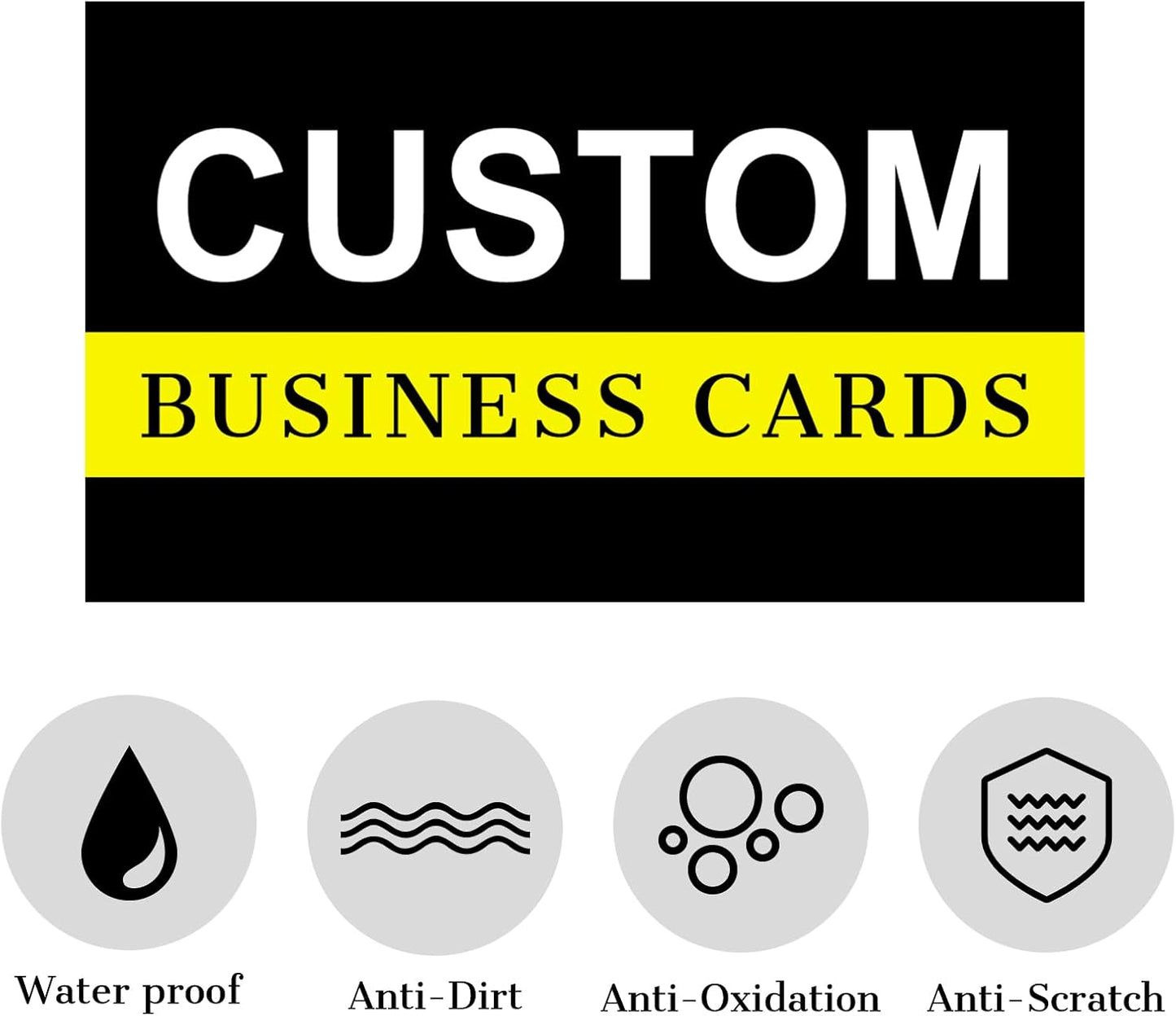 Custom Car Wash Business Cards Customizable with Logo Photo Personalized Business Card Customize for Small Business Customized Waterproof Double Sided Cards 100 200 500 1000