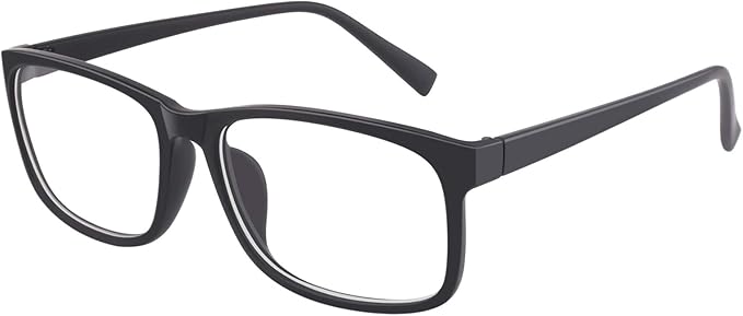 GQUEEN Fake Clear Glasses Non Prescription Glasses Eyeglasses Rectangular Frame, 201512