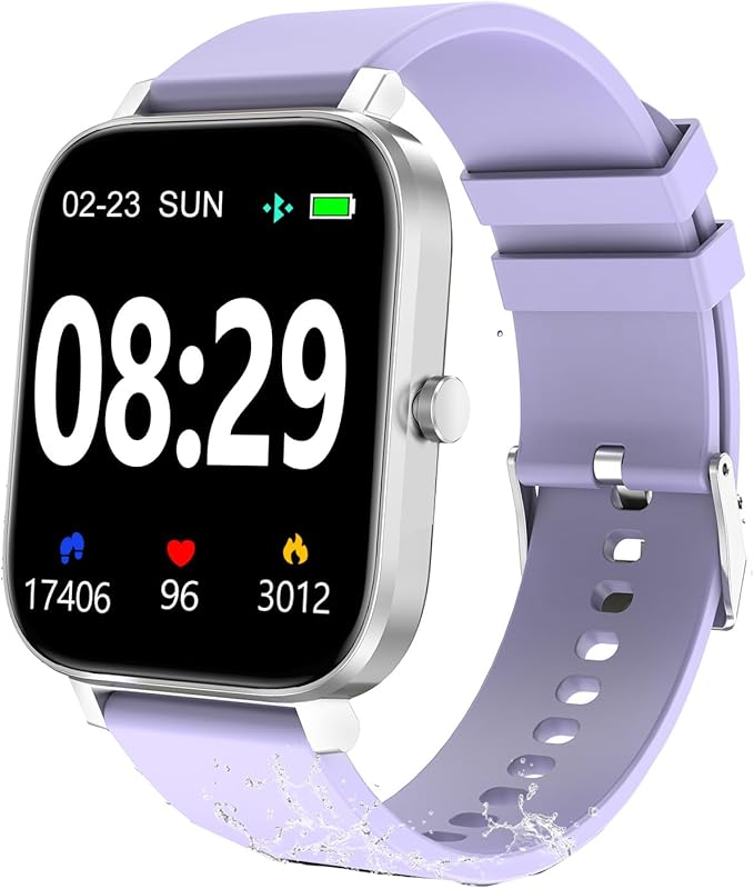 Choiknbo Smart Fitness Tracker Watch with Heart Rate Monitor, Activity Tracker with Pedometer, Sleep Monitor, Calories & S...