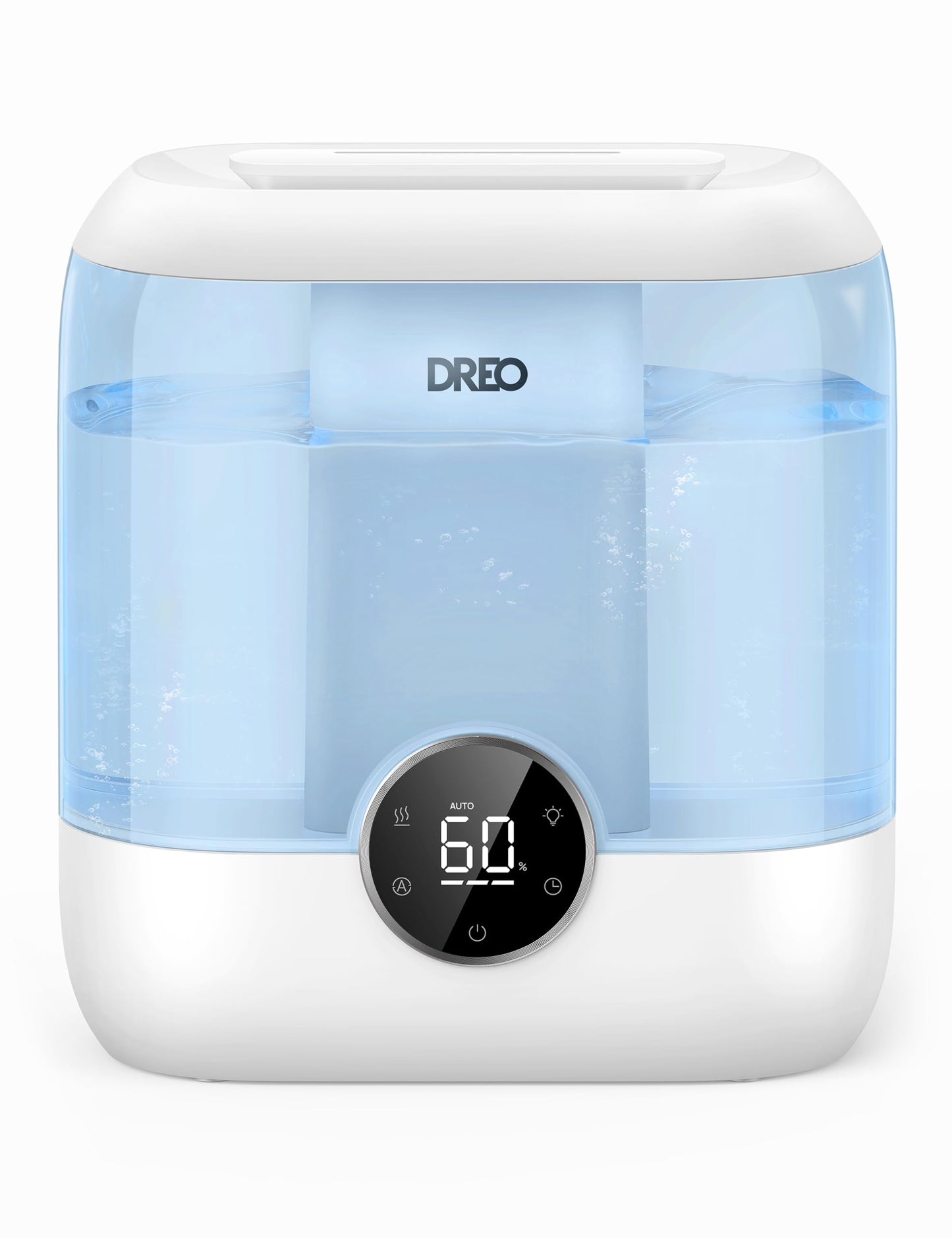 Dreo 6L Top Fill Humidifiers for Bedroom, 60H Runtime 28 dB Quiet Supersized Cool Mist Air Humidifiers for Large Room, Baby Nurs