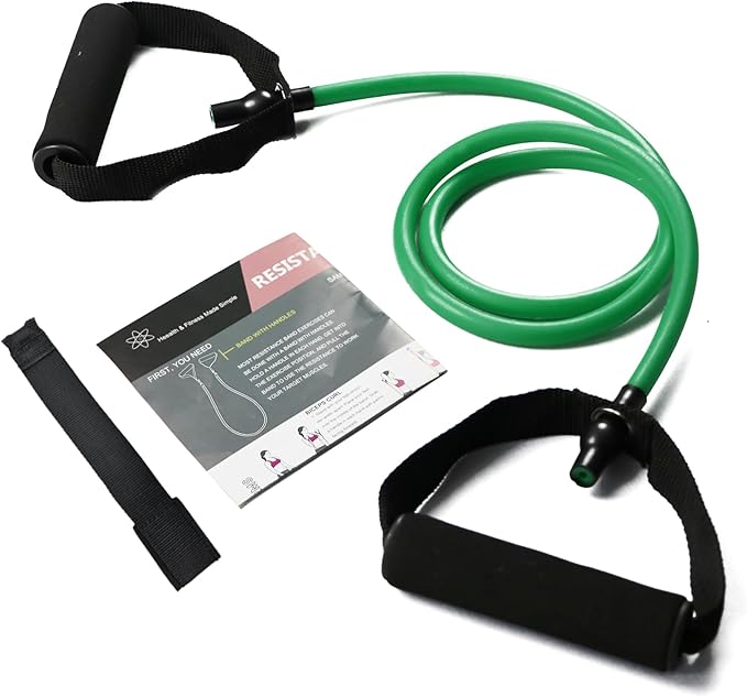 Resistance Bands with Handles, Single Resistance Bands, Exercise Bands with Handles, for Resistance Training, Physical The...