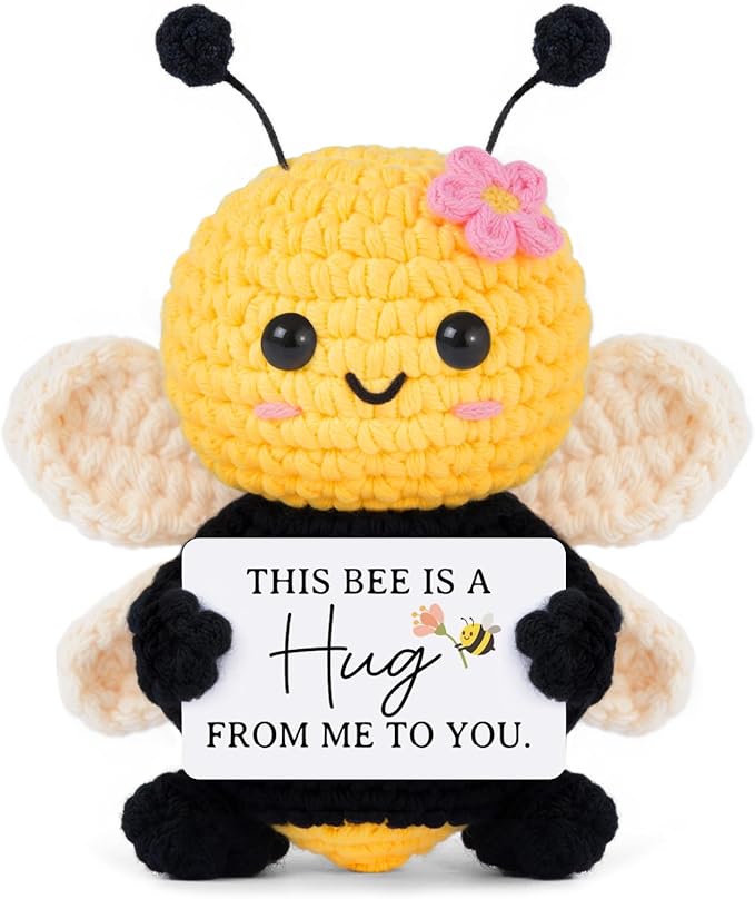 HeyPieces Get Well Soon Gifts for Women Men After Surgery, Positive Collectible Bee Gifts with Inspirational Card, Feel Be...