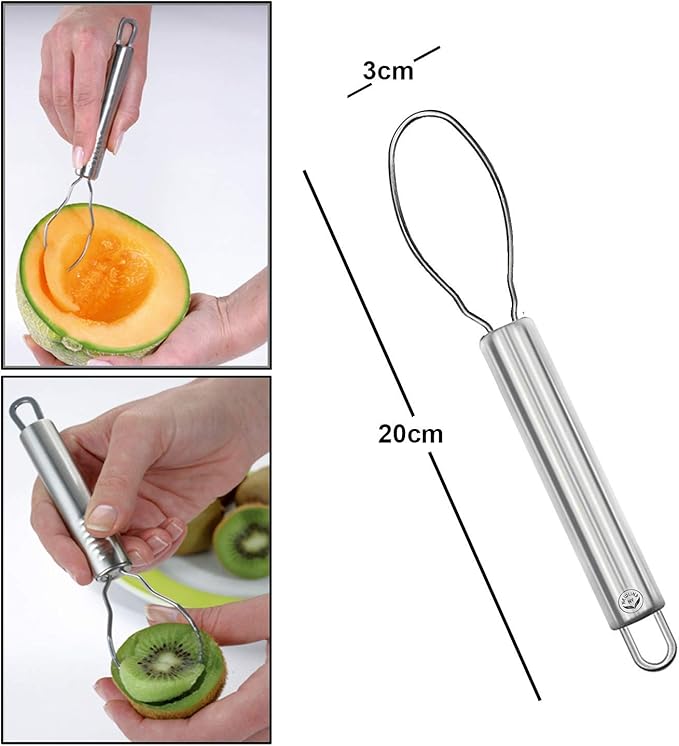 NewlineNY Stainless Steel Kitchen Tools: Fruit Helper 3 Pcs