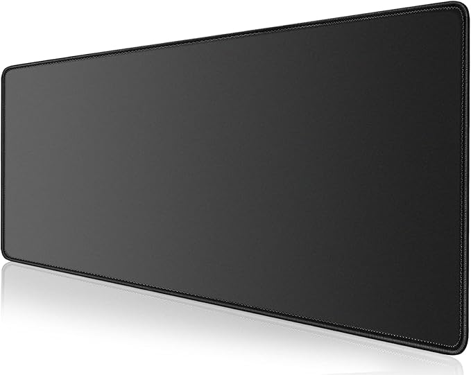 KTRIO Large Gaming Mouse Pad Desk Mat, Superior Micro-Weave Cloth for Precise Mouse Control, Non-Slip Rubber Base, Stitche...