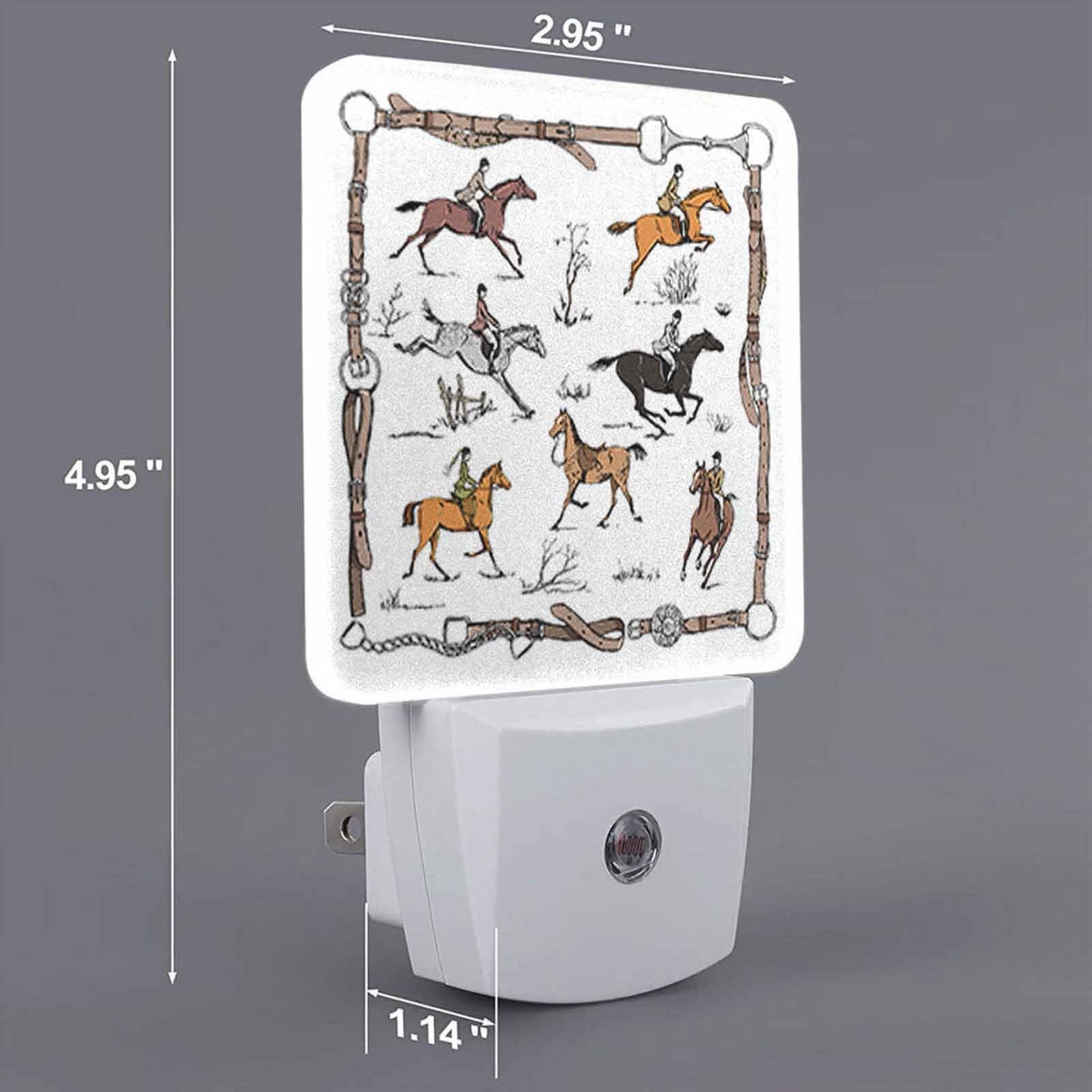 Chrobak LED Night Light, Equestrian Sport, Energy Efficient, Model WML-Night-Light-231023-161, White